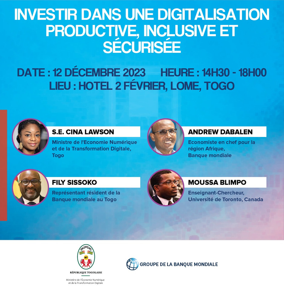 La Banque mondiale et le Togo Ensemble pour Accélérer la Révolution Numérique en Afrique