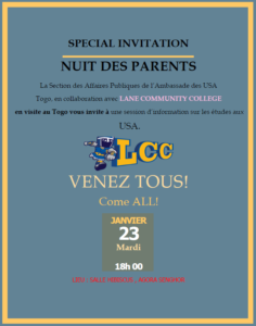 L’ambassade des États-Unis au Togo organise une séance d’information