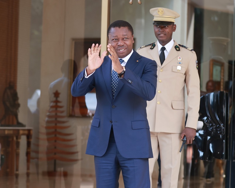 le président Faure reçois les vœux du Nouvel de son gouvernement
