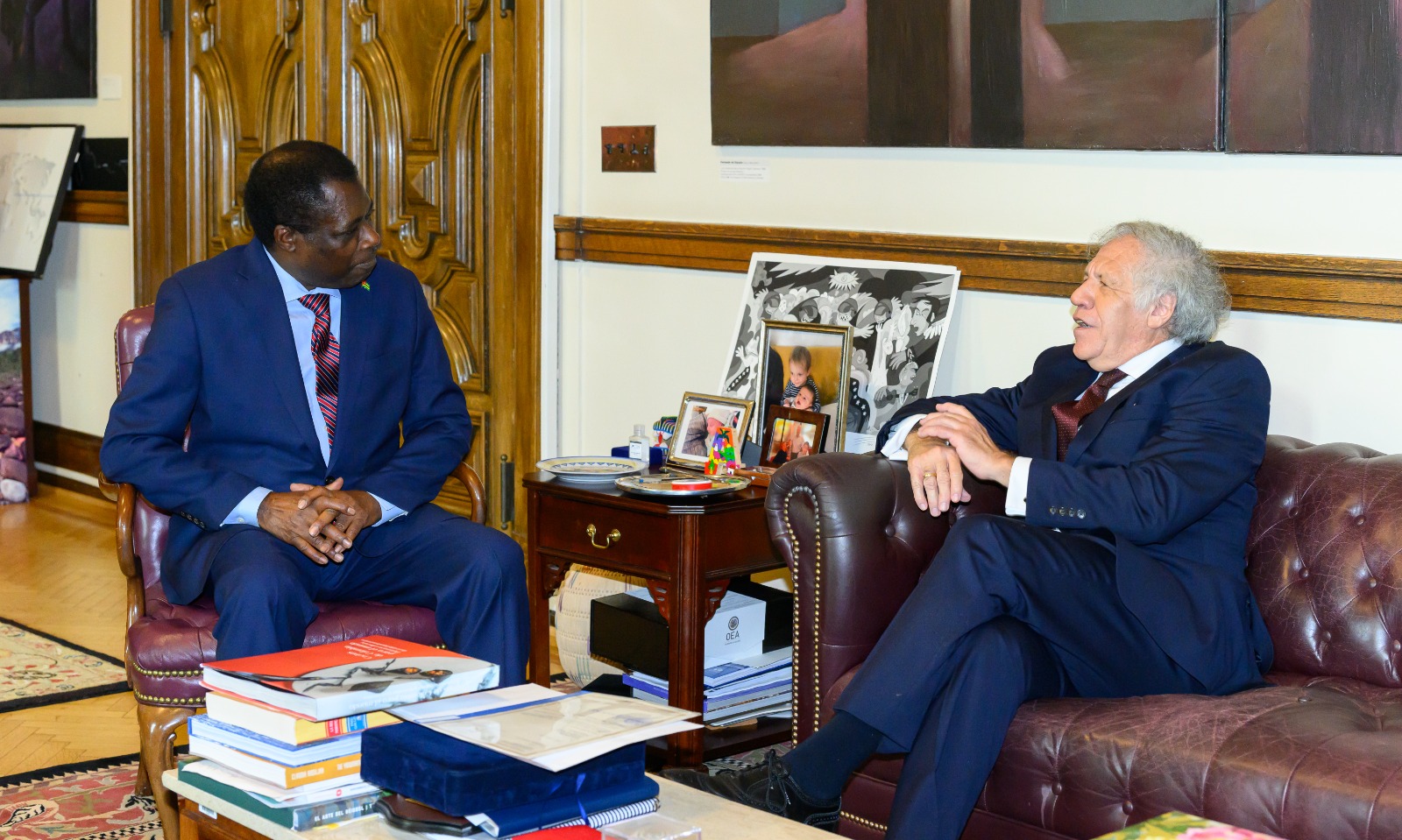 Coopération entre le Togo et l'OEA, notamment dans les secteurs économiques clés du Togo : l'agriculture, les mines et le commerce régional.