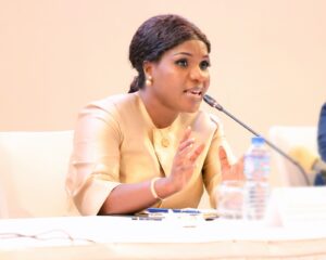 Madame Sandra Ablamba Johnson, ministre, Secrétaire général de la Présidence de la République et gouverneur de la Banque mondiale au Togo