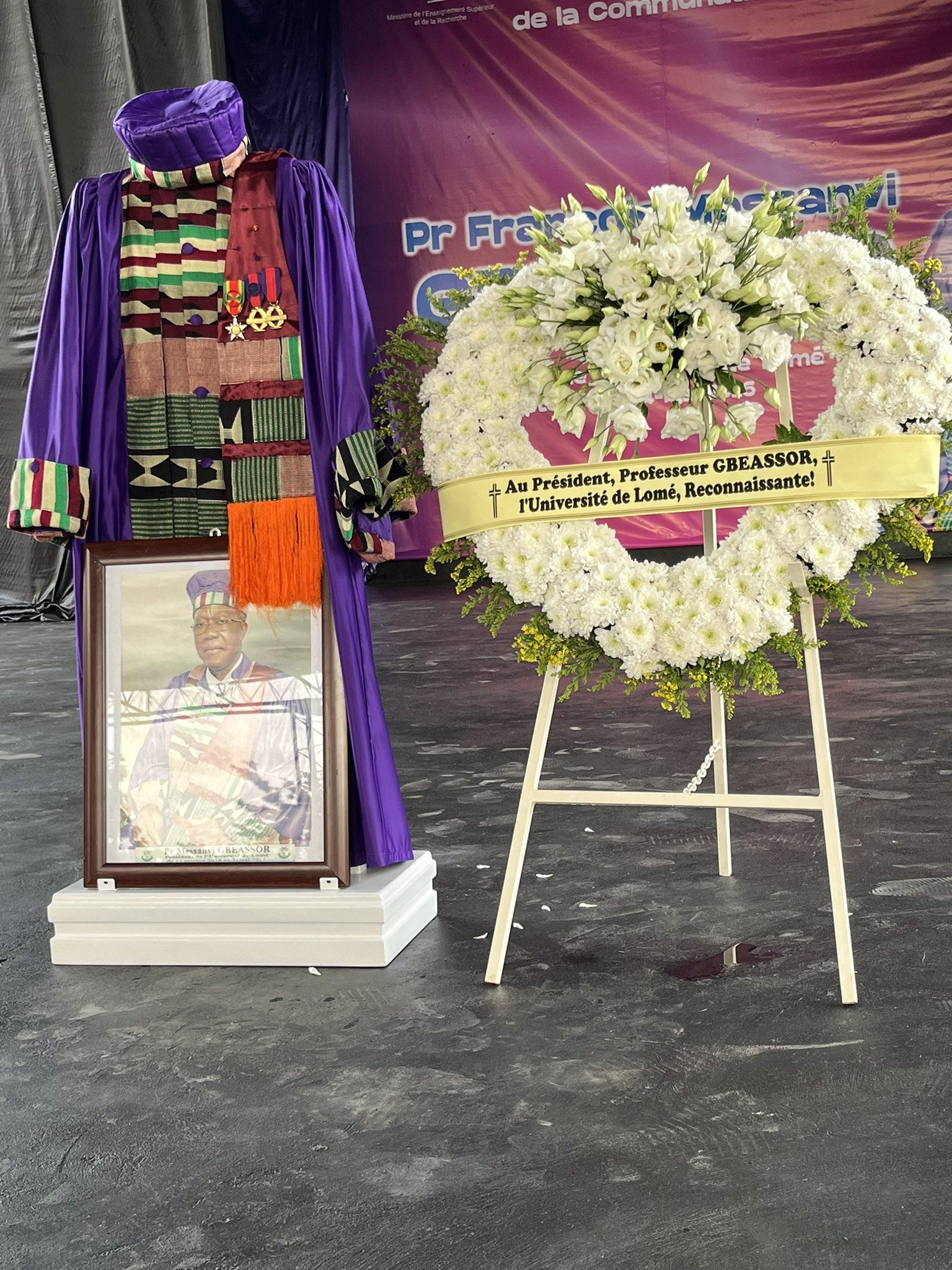 Hommage à Feu Professeur Messanvi Gbéassor