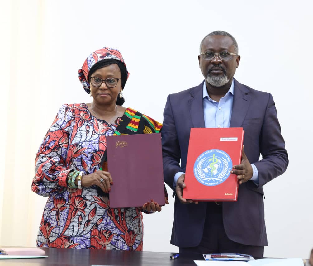 L'université de Lomé et le OMS signe un nouveau protocole d'accord de partenariat en réponse aux urgences de santé publique
