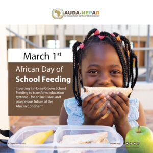 Le 1er mars est la Journée Africaine de l'Alimentation scolaire, une initiative lancée par l'UA et le PAM pour Afrique