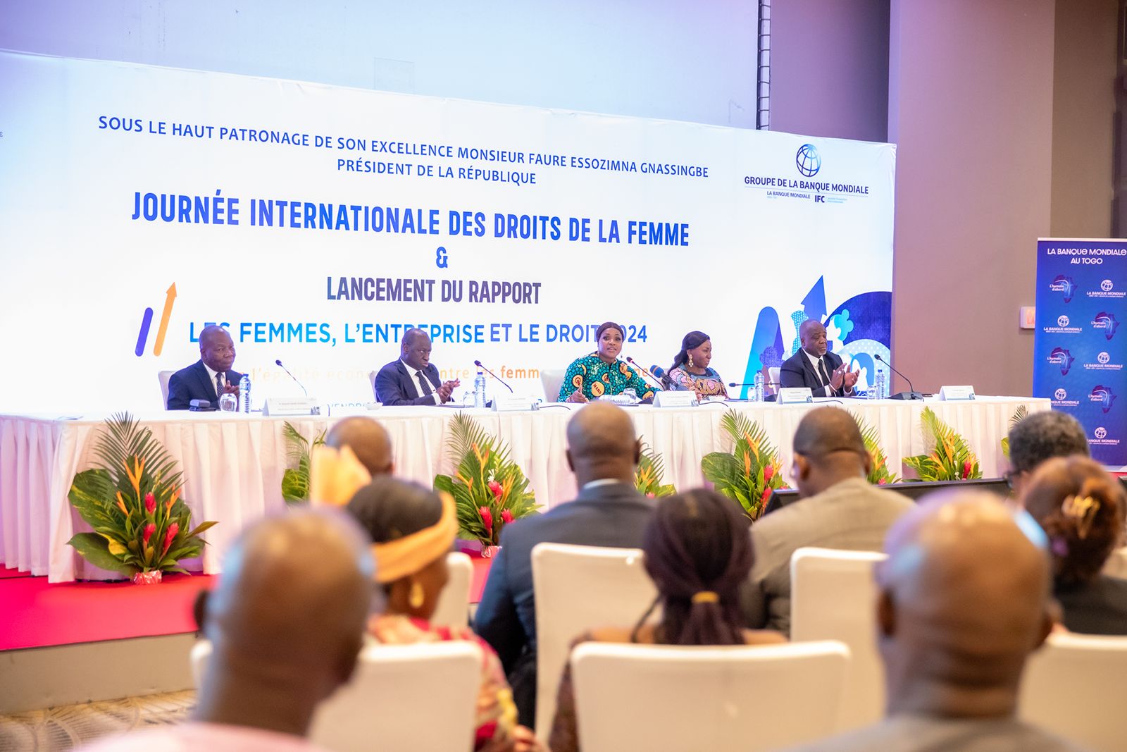 La Banque Mondiale a salué le Togo pour ses progrès remarquables en matière d’égalité des sexes, ce vendredi 8Mars 2024