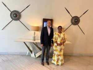 La vice-présidente de l’UA , a récemment eu une rencontre avec Richard R. Verma, Secrétaire d’État adjoint des États-Unis