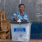 Mme Victoire Tomegah-Dogbé, en lice pour les législatives sous la bannière du parti UNIR, a exercé son droit de vote à Badougbé