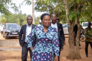 Mme Victoire Tomegah-Dogbé, en lice pour les législatives sous la bannière du parti UNIR, a exercé son droit de vote à Badougbé