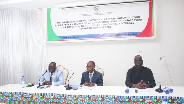 Rapport sur les mesures prises contre les disparitions forcées, reflétant son adhésion aux normes internationales des droits de l'homme.