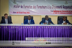 Du 13 au 17 mai 2024, l'Université de Lomé accueille un atelier sur la citoyenneté responsable, visant à intégrer ce concept