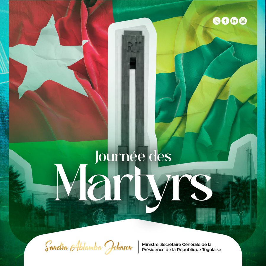 Le Togo commémore la Journée des Martyrs en rendant hommage aux héros nationaux qui ont lutté pour l'indépendance et la souveraineté du pays