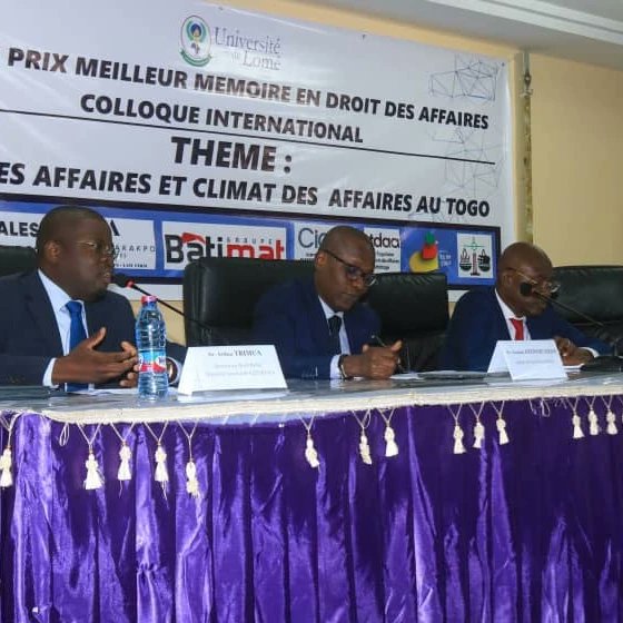 Colloque international sur le droit des affaires et le climat des affaires au Togo : un succès franc pour une journée de réflexion