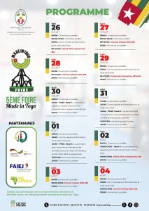 La 5e édition de la Foire Made in Togo, du 26 juillet au 4 août 2024 au CETEF, est l'événement phare pour découvrir le génie créatif 