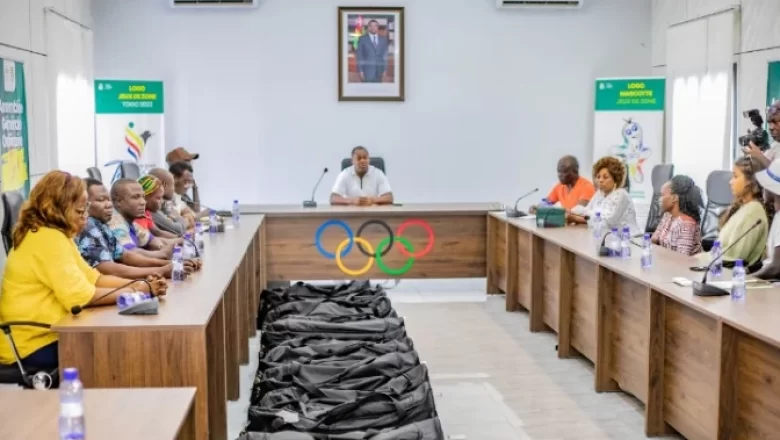 A l'approche des Jeux Olympiques de Paris 2024, les athlètes togolais reçoivent leurs équipements et se préparent à conquérir Paris,