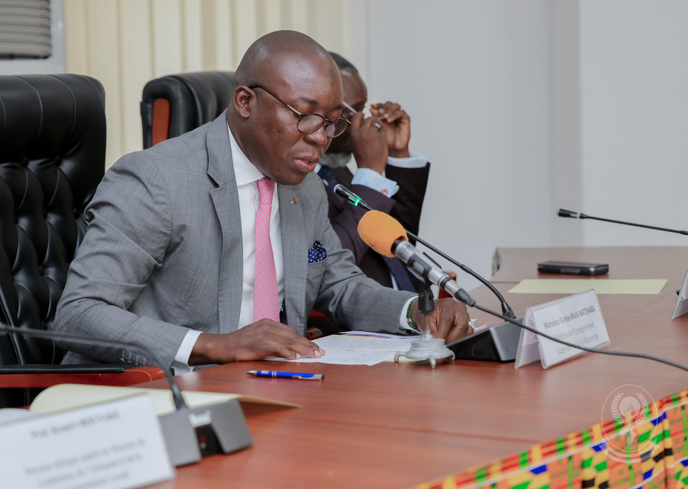 Le Ministre Kanka-Malik Natchaba a souligné les réformes de l’enseignement et l'engagement du Togo envers un commerce mondial équitable