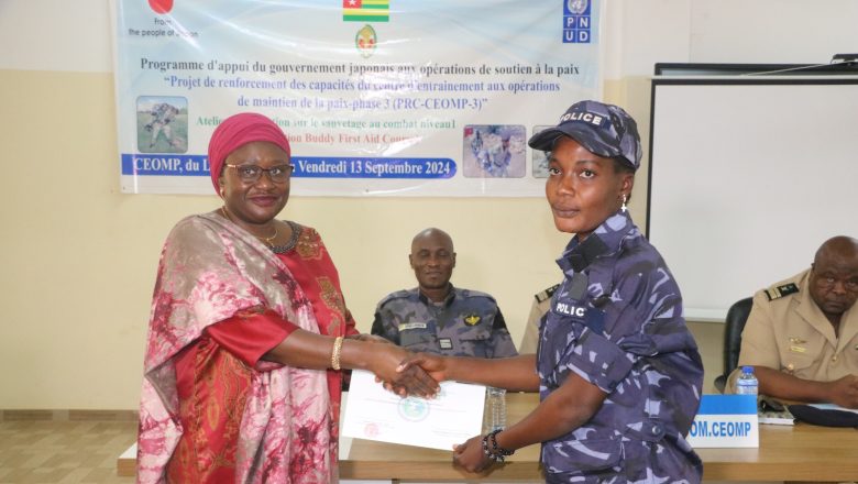 200 soldats et gendarmes togolais, dont 27% de femmes, viennent d'achever une formation intensive en sauvetage au combat