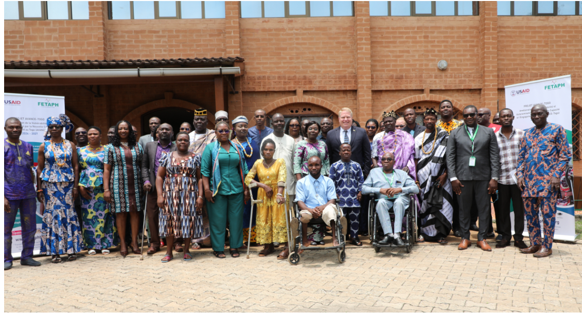 Le projet AVANCE-Togo, financé par l'USAID, vise à améliorer la vie des personnes handicapées, en particulier des femmes et des jeunes