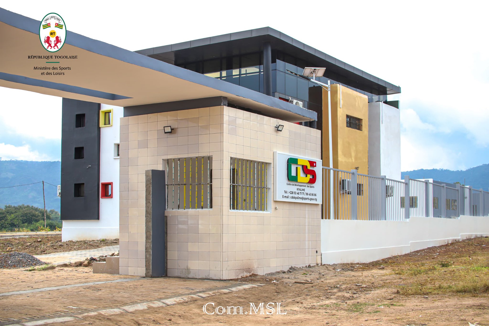 Kpalimé : Le Centre de Développement des Sports prend forme