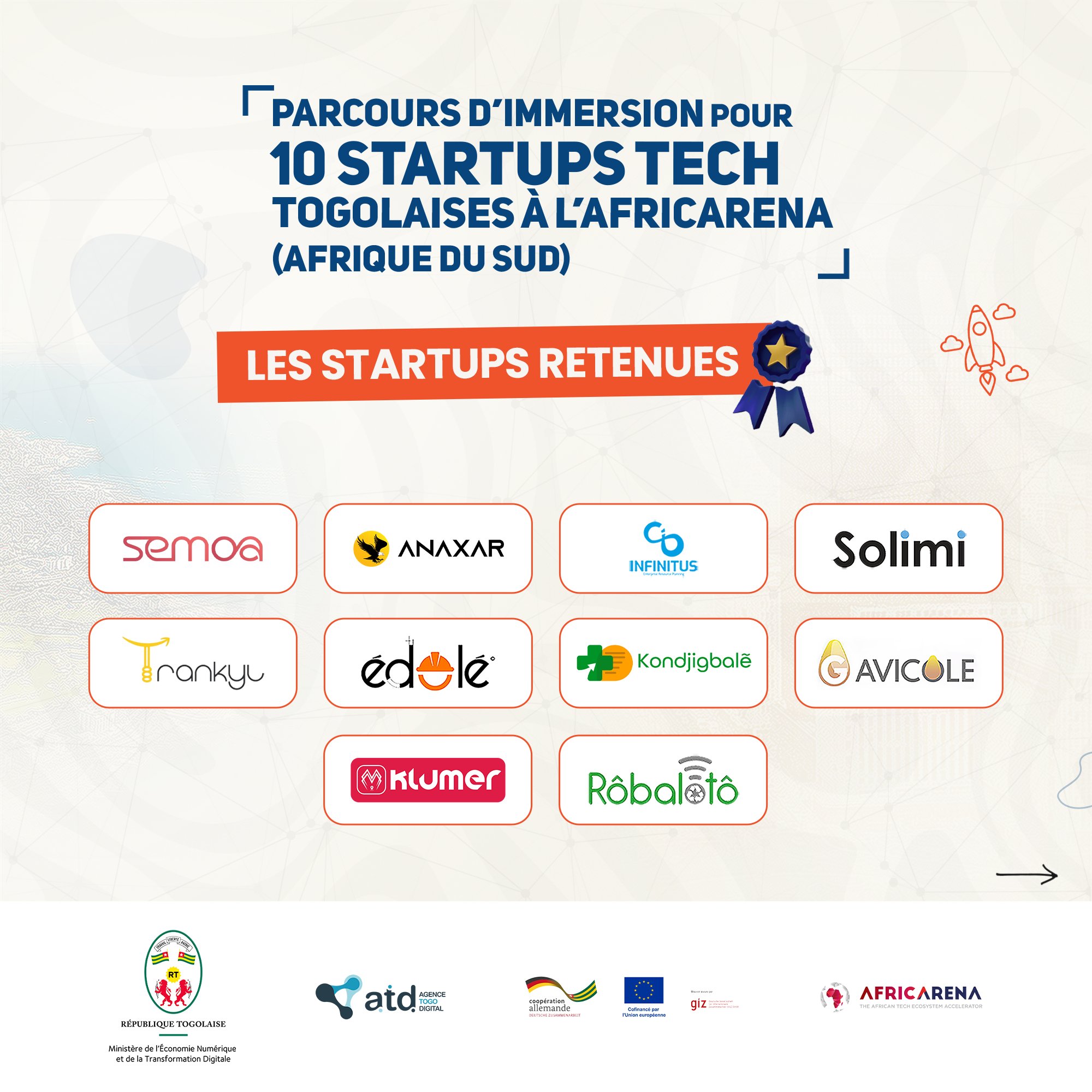 Dix startups togolaises en immersion à Cape Town pour booster l’innovation