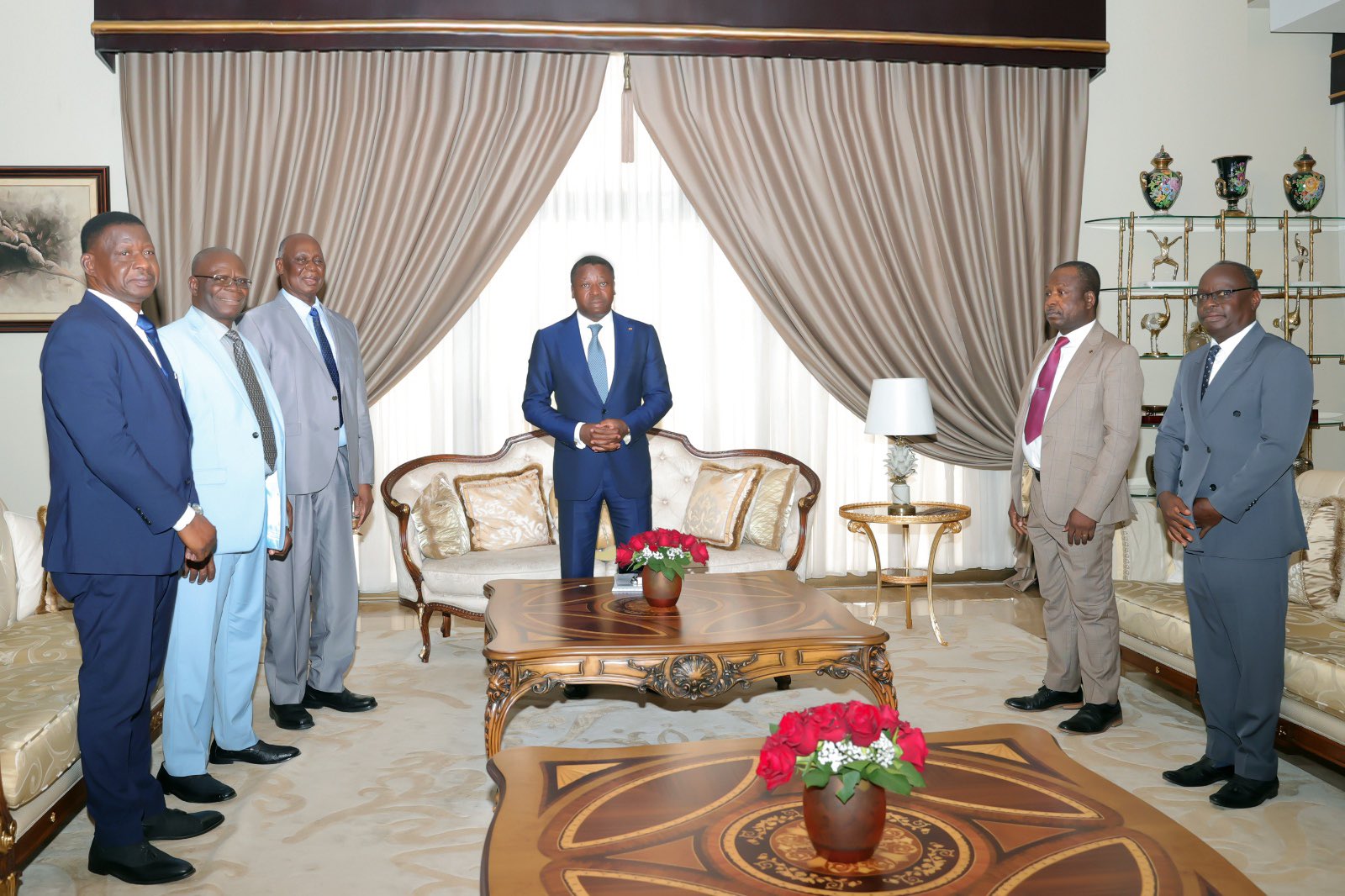 Rencontre historique entre le Président Faure Gnassingbé et la nouvelle direction de l'Église des Assemblées de Dieu