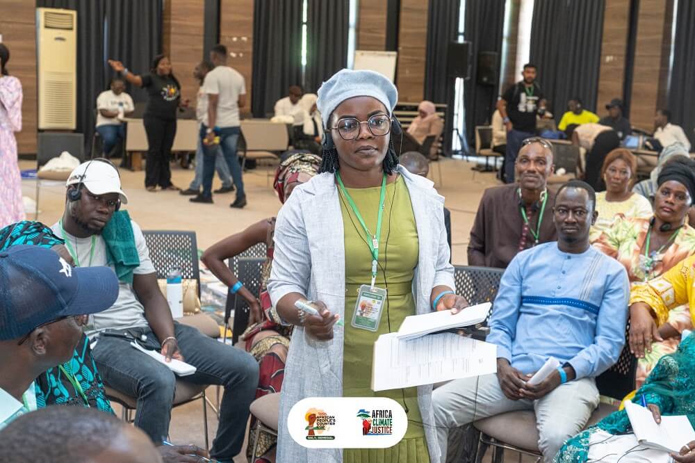 Amen Tohouede Dzonke porte la voix du Togo à la Contre-COP des peuples africains