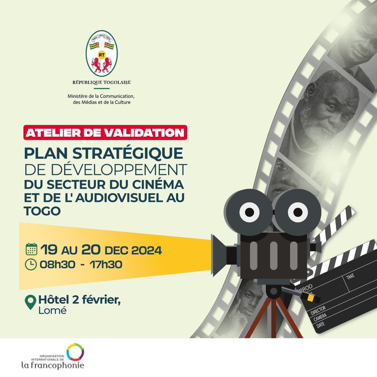 Le Togo vise l'excellence cinématographique : un plan stratégique ambitieux est lancé pour structurer l'industrie