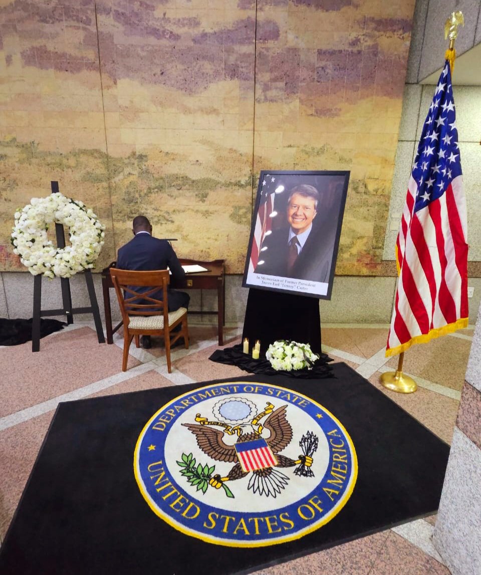 Le Togo rend hommage à l’ancien président américain Jimmy Carter