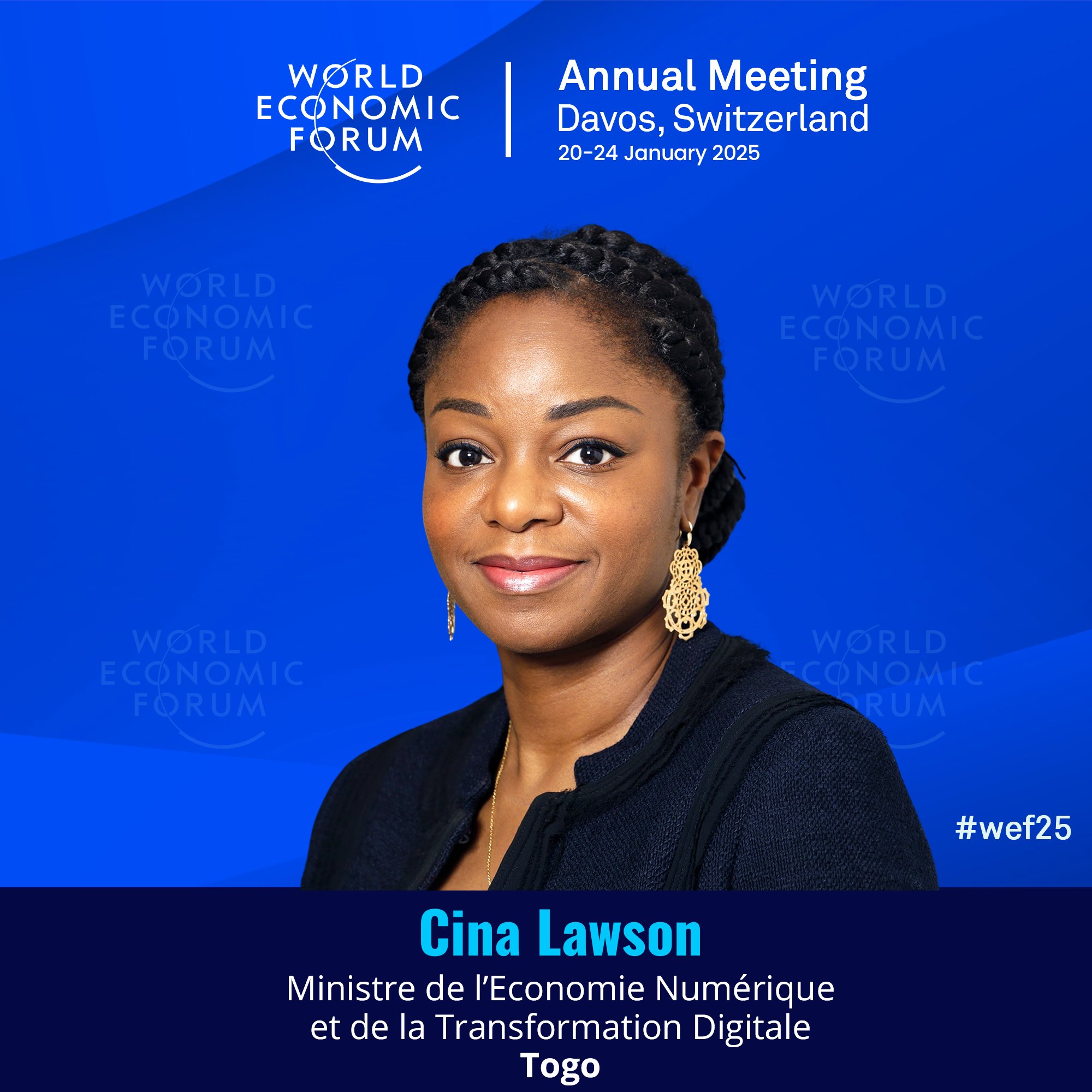 Cina Lawson à Davos : Le Togo à la pointe de la gouvernance de l’IA et du leadership à l’ère numérique