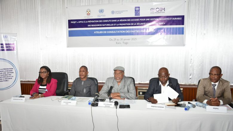 Une rencontre capitale à Kara, réunissant divers acteurs pour élaborer un projet de gestion durable des ressources naturelles