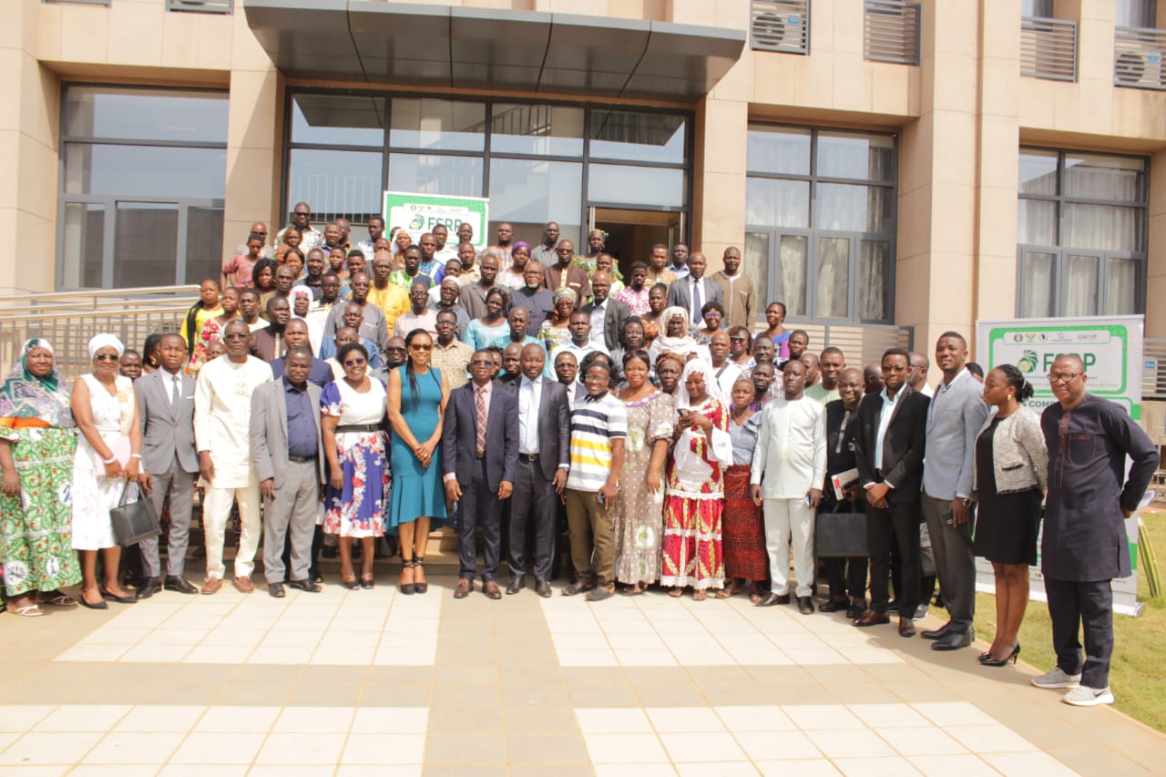 L'atelier d'adoption du document de cartographie des acteurs de la filière riz au Togo, soulignant les efforts stratégiques