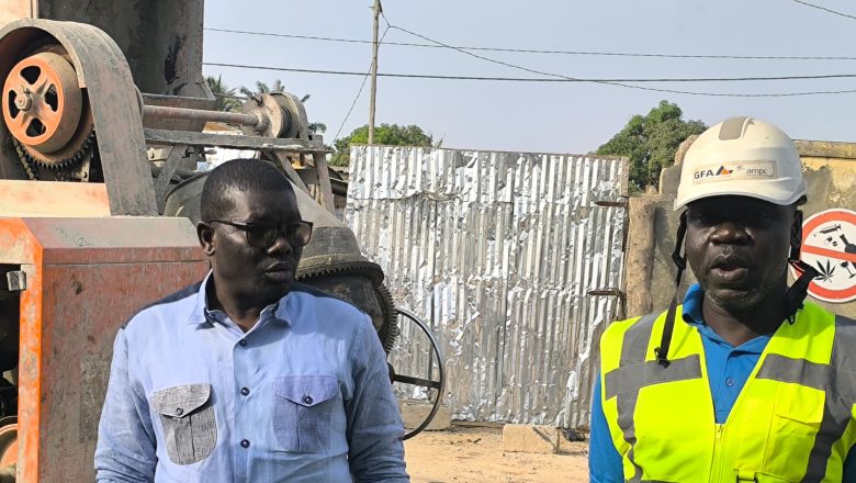 Le ministre Tchin DARRE inspecte les chantiers de modernisation des centres de santé de Bassar et Niamtougou pour améliorer l'accès aux soins.