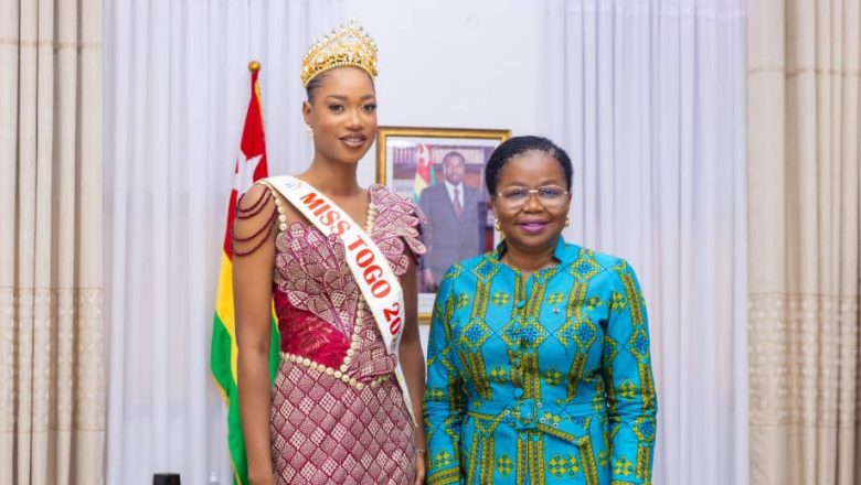 Victoire Dogbe, rencontre Miss Togo 2025, Mlle Nadiratou Afolabi, pour soutenir son projet de scolarisation des jeunes filles,