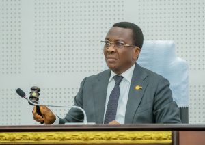 La session extraordinaire de l’Assemblée nationale togolaise de mars 2025, ouverte par Sévon-Tépé Kodjo Adedze.