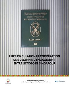 Le ministre togolais Robert Dussey est chaleureusement accueilli à Singapour, marquant une décennie de coopération fructueuse