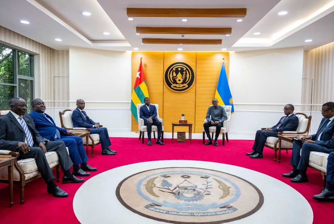 Faure Gnassingbé, médiateur de l’UA, rencontre Paul Kagame à Kigali pour promouvoir un dialogue constructif face à la crise dans l’Est