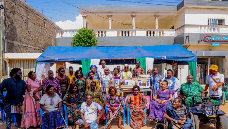 Le PNUD au Togo offre 94 millions de FCFA en équipements et formations à l'association "Mon Handicap Ma Force" à Lomé,