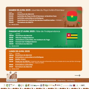 Le MIATO a ouvert ses portes à Lomé, célébrant l’artisanat africain avec 14 nations, le Burkina Faso comme invité d’honneur, 