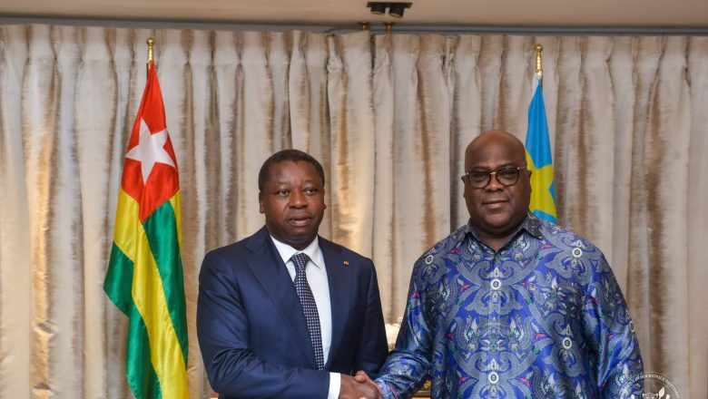 Faure Gnassingbé, nouveau médiateur pour le conflit dans l'Est de la RDC, a rencontré le Président Tshisekedi à Kinshasa