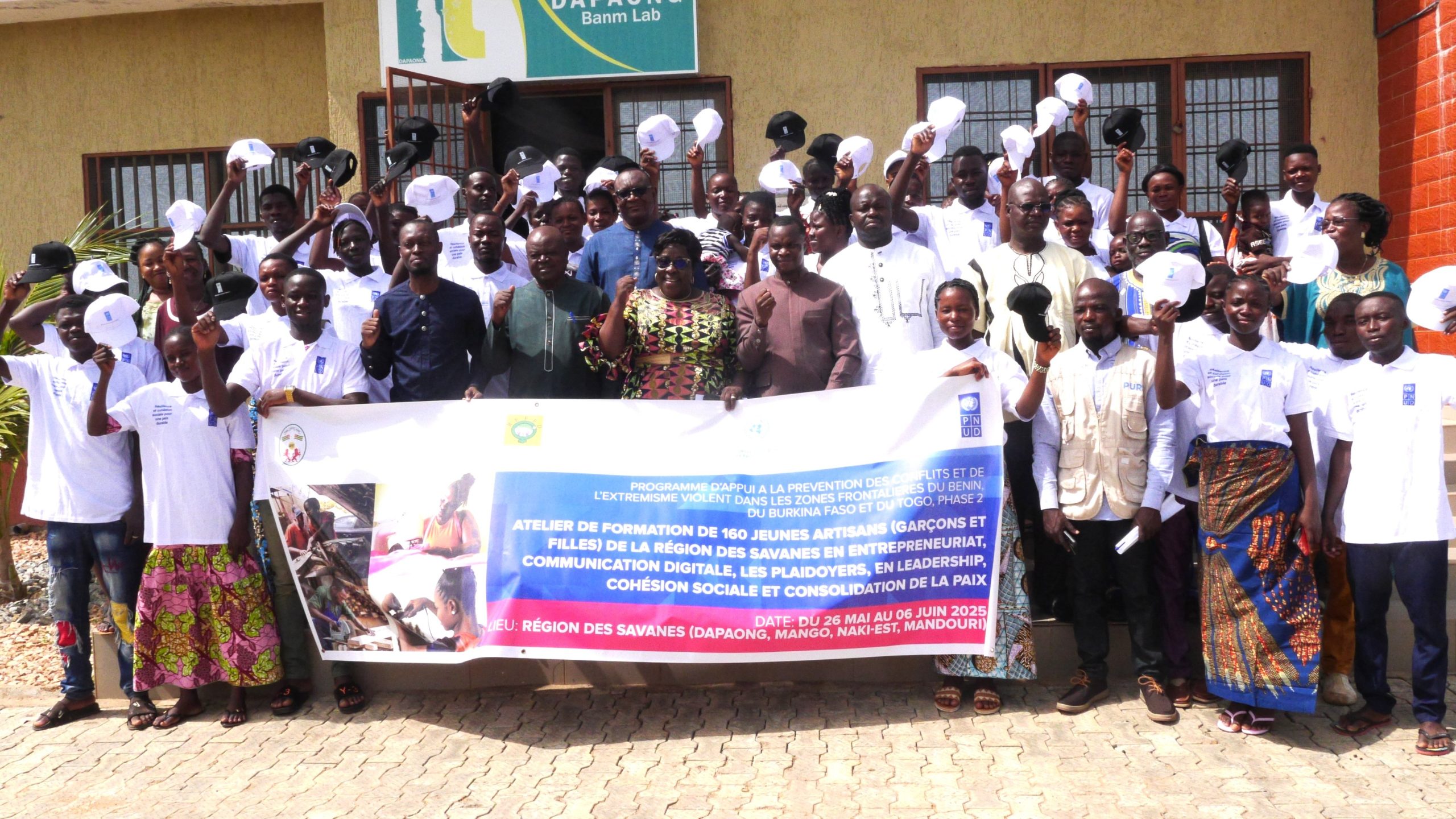 Le Togo forme 160 jeunes artisans dans les Savanes pour renforcer leur autonomie, promouvoir la paix et stimuler le développement local.