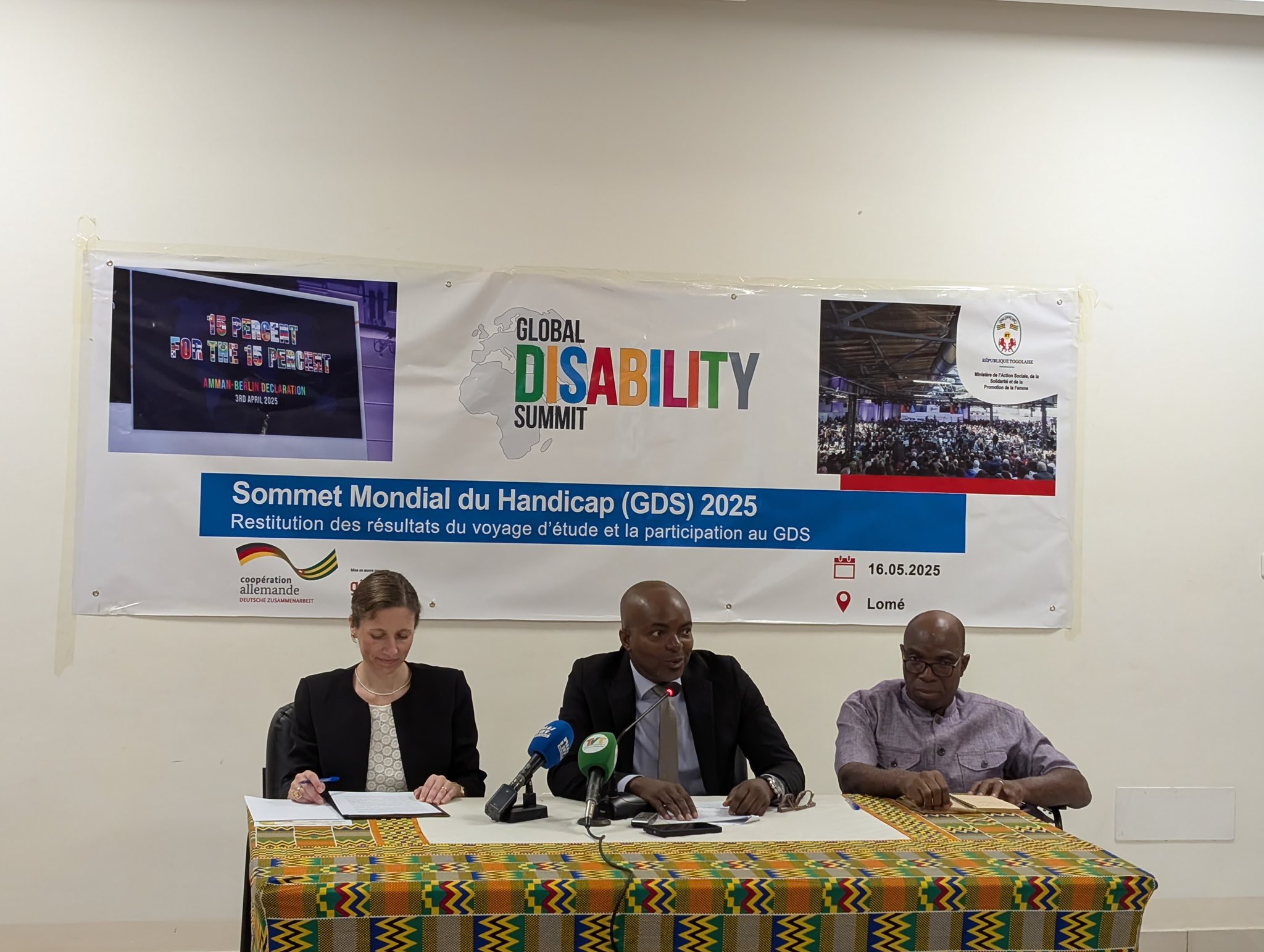 Après le sommet mondial de Berlin, un atelier à Lomé, soutenu par la GIZ, jette les bases d'un plan d'action concret pour accélérer l'inclusion des personnes handicapées au Togo.