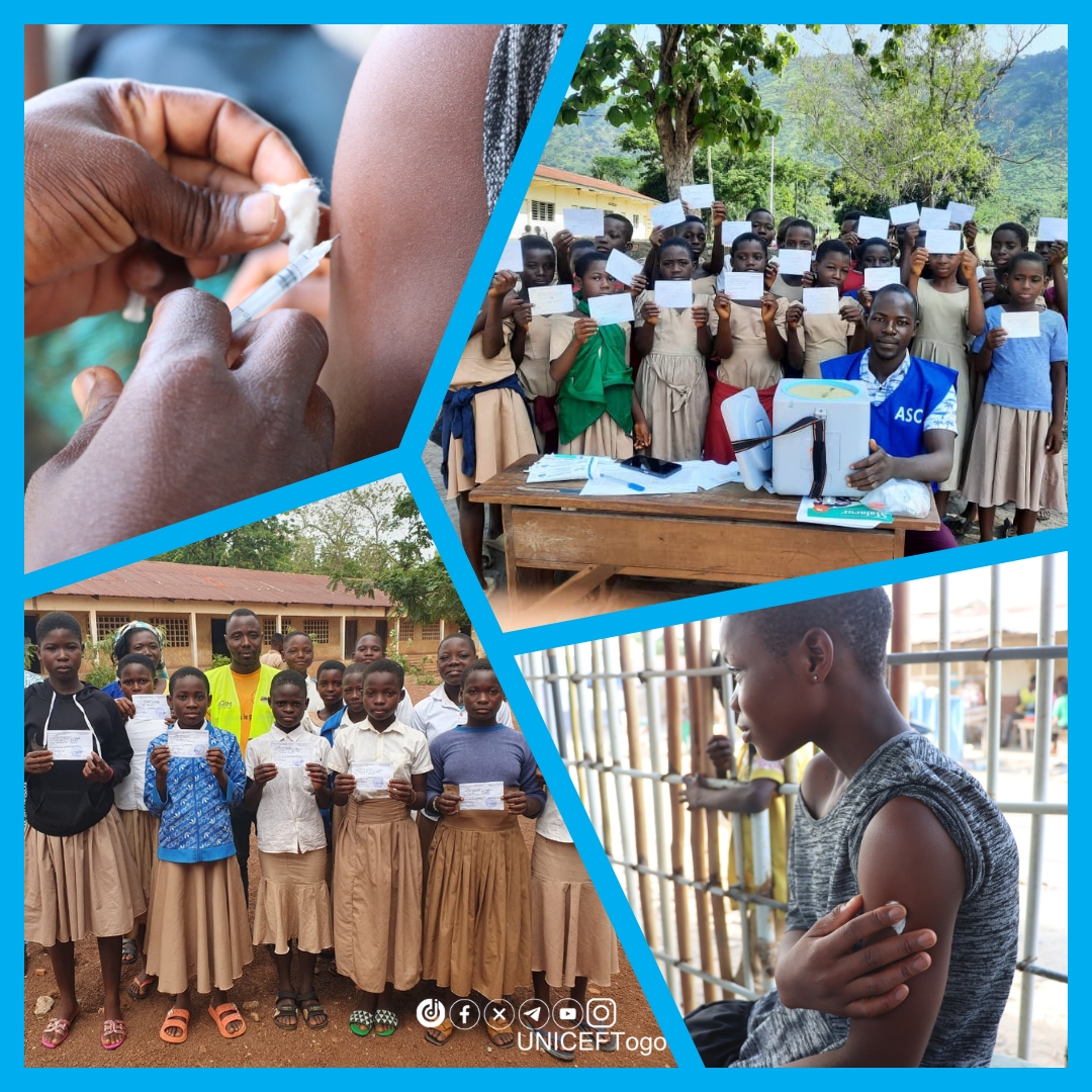 Le Togo intensifie sa campagne de vaccination contre le VPH, protégeant des milliers de jeunes filles du cancer du col de l'utérus,