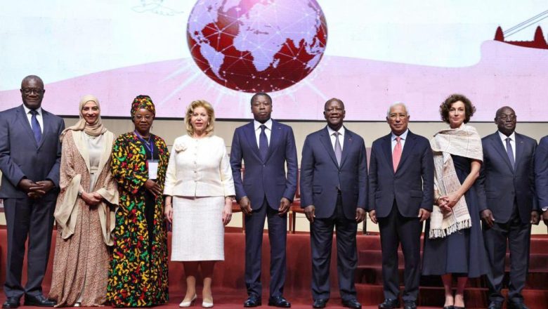 Le président togolais Faure Gnassingbé a honoré le Prix Félix Houphouët-Boigny-UNESCO pour la Recherche de la Paix à Abidjan,