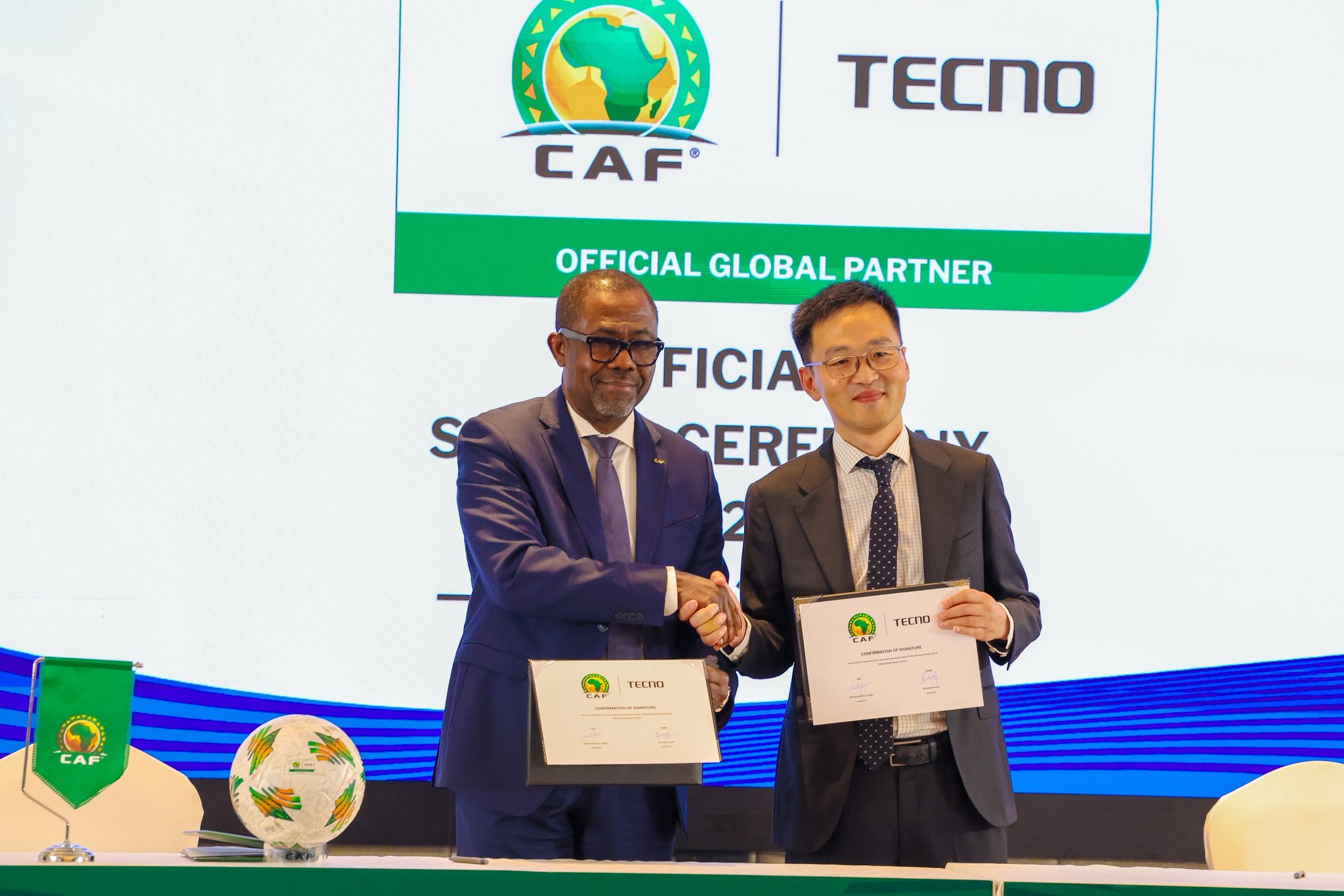 CAF et TECNO : une alliance audacieuse pour sublimer le football africain