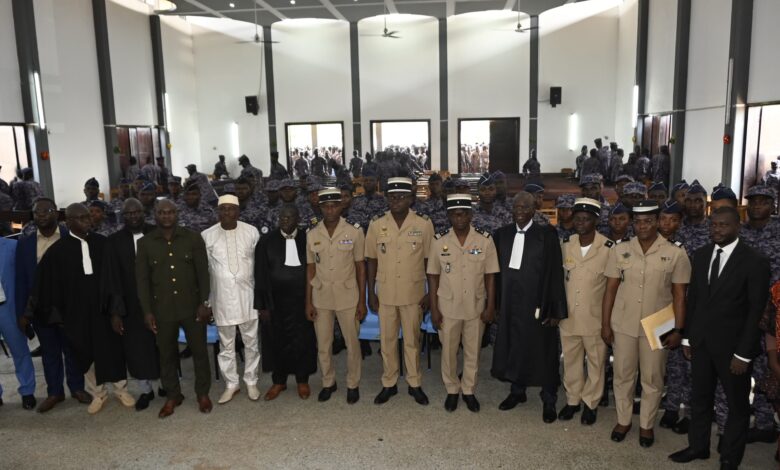 719 nouvelles recrues de la Gendarmerie nationale togolaise ont prêté serment à Lomé le 12 juin 2025, marquant un renforcement significatif