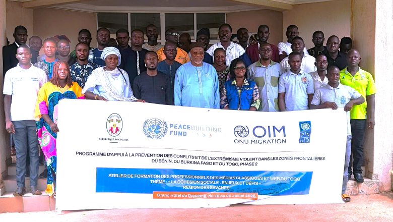 À Dapaong, 50 journalistes ont été formés pour renforcer la cohésion sociale, faisant du journalisme un levier puissant d’unité et de paix dans la région des Savanes.