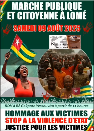 À Lomé, la société civile maintient une marche interdite en hommage aux victimes de juin, révélant un bras de fer tendu entre revendications