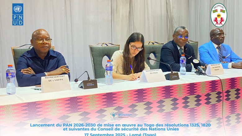 Le Togo dévoile son 3ᵉ Plan d’Action National 2026–2030 pour l’Agenda Femmes, Paix et Sécurité. Avec 2,4 milliards de FCFA, ce programme ambitieux place les femmes et les jeunes au cœur de la stabilité nationale.