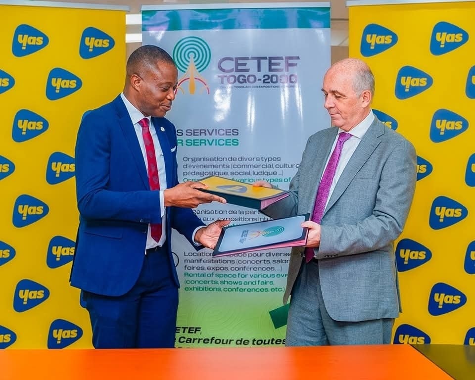 Lomé : Le CETEF et YAS TOGO prolongent leur alliance pour 3 ans. L'opérateur télécoms propulse la 20ème Foire Internationale de Lomé dans le digital (e-commerce, 4G, B2B).