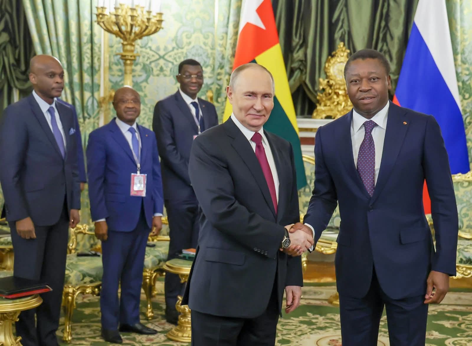 Le Président Faure Gnassingbé a rencontré Vladimir Poutine à Moscou pour un partenariat Russie-Togo élargi.