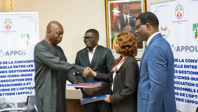 Togo : L'AMU s'associe aux opticiens (APPOL) pour garantir une meilleure qualité de prise en charge et optimiser le remboursement des lunetteries pour les assurés.